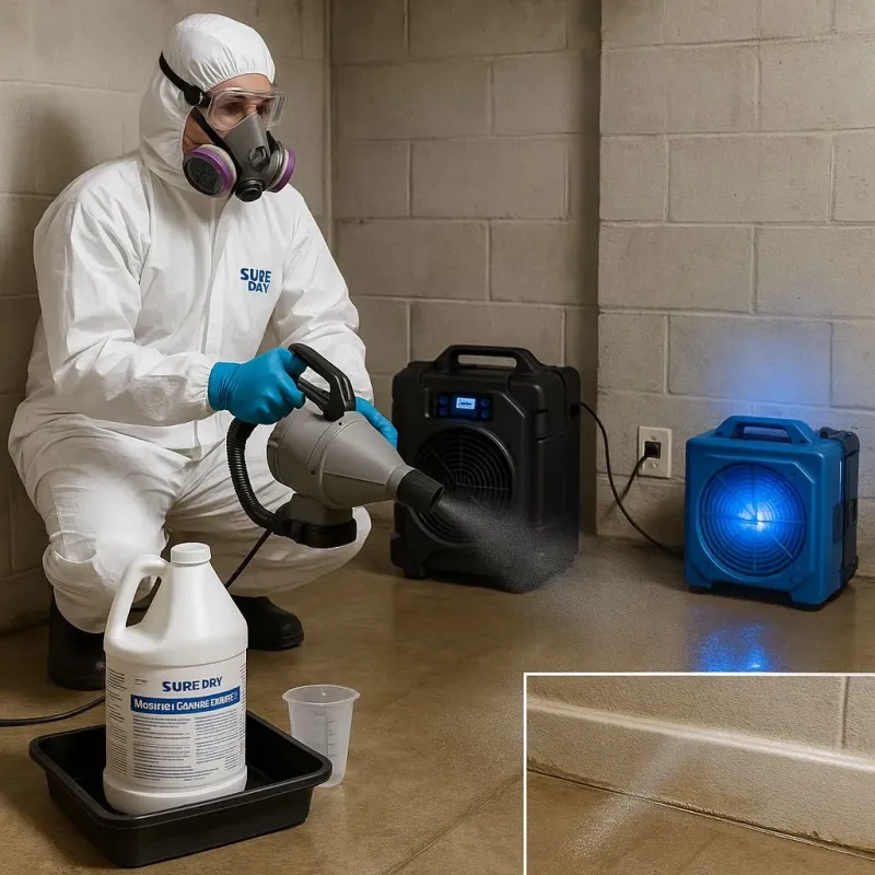 Sanitization and Odor Removal process in Starksboro, VT