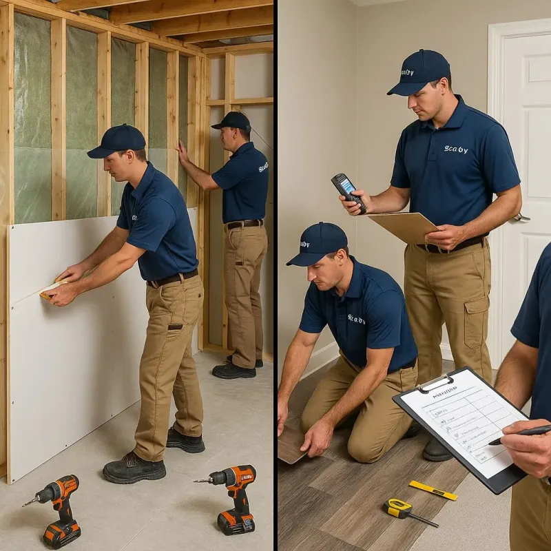 Repairs and Reconstruction process in Starksboro, VT