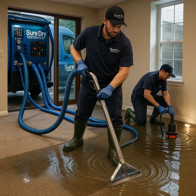 Water Extraction and Removal process in Starksboro, VT